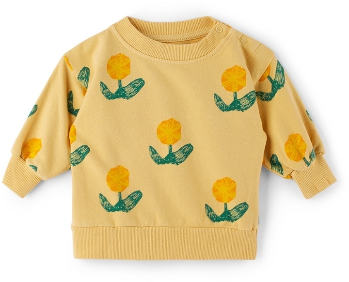 Photo: Bobo Choses Baby Yellow Wallflowers All-Over Sweatshirt