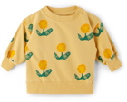 Bobo Choses Baby Yellow Wallflowers All-Over Sweatshirt