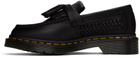 Dr. Martens Black Adrian Woven Tassel Loafers
