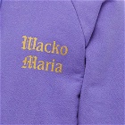 Wacko Maria Men's Heavyweight Type 3 Hoody in Purple