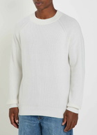 Allude Cotton and Cashmere-blend Jumper White
