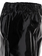 Maison Margiela Panther Leather Midi Skirt