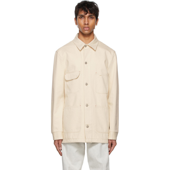 Photo: Maison Margiela Beige Denim Sport Jacket