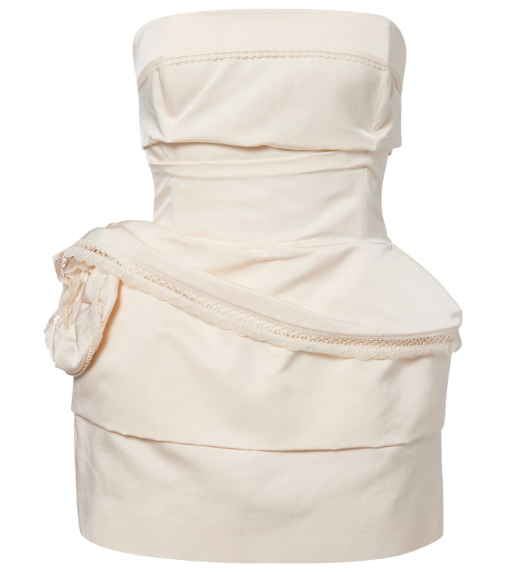 Photo: Magda Butrym Cotton and silk corset dress