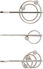 Jean Paul Gaultier Silver Piercing Hair Pin Set