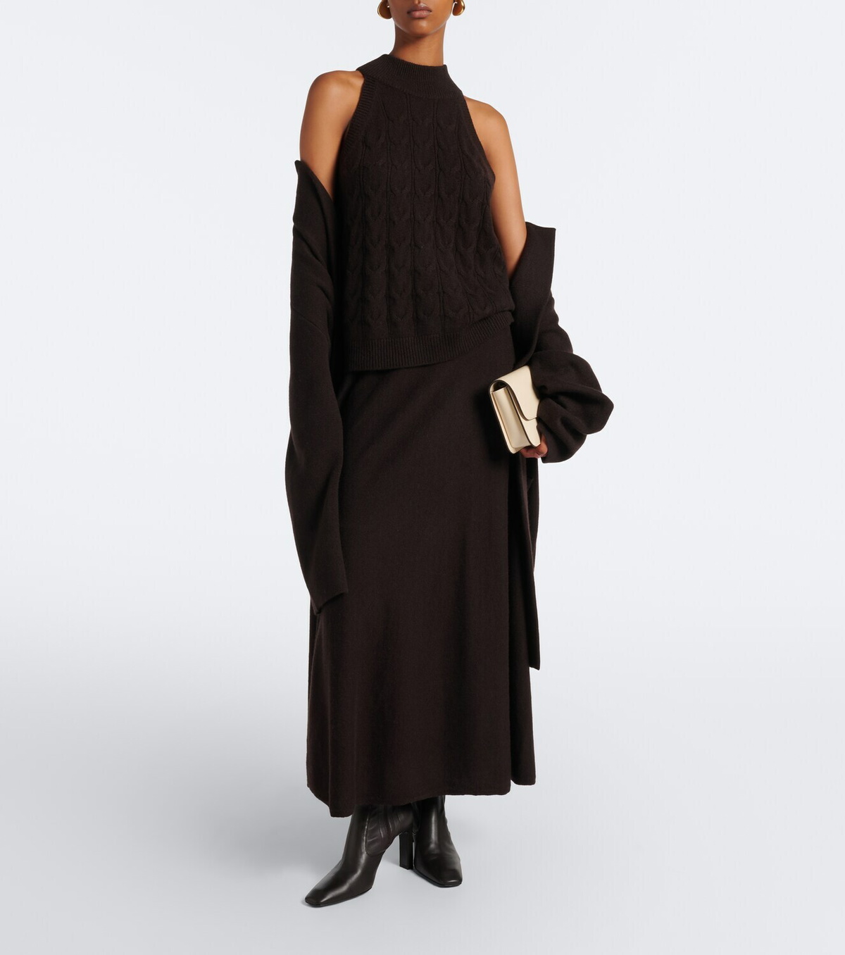 Lisa Yang Serafine cable-knit cashmere top