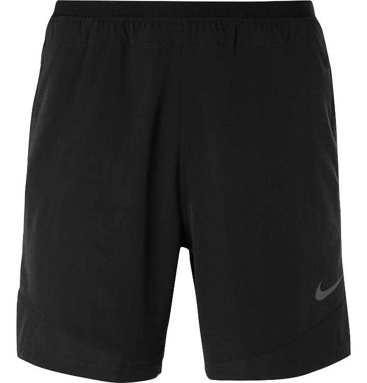 Photo: Nike Training - Pro Rep Mesh-Panelled Ripstop Stretch-Shell Shorts - Black