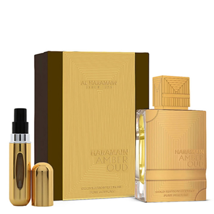 Photo: Al Haramain Unisex Amber Oud Gold Edition Extreme Pure Perfume Gift Set Fragrances 6291106813074