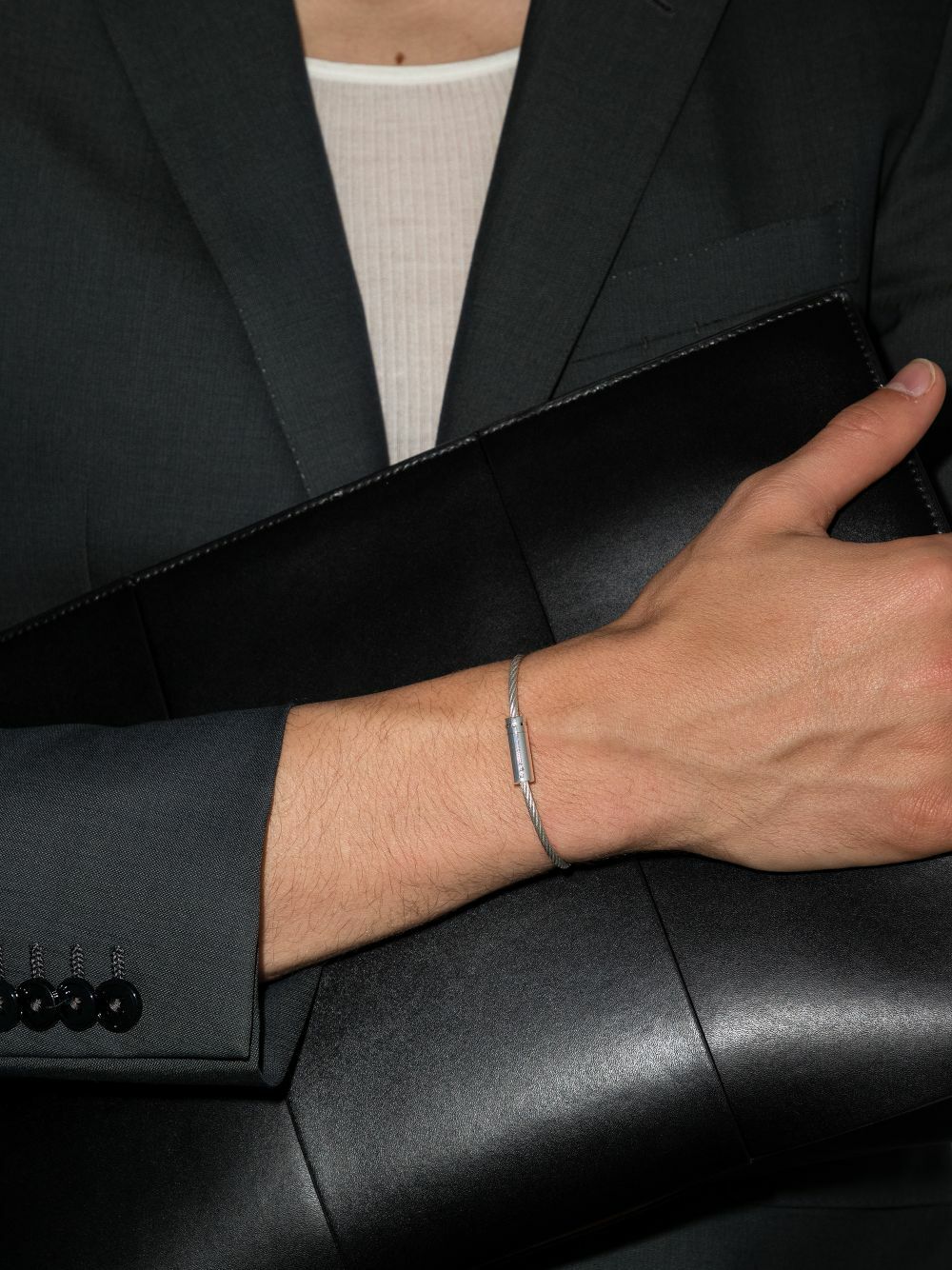 Le Gramme Sterling Silver Le 9g Polished Cable Bracelet