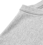 Isabel Marant - Mike Logo-Flocked Mélange Fleece-Back Cotton-Blend Jersey Sweatshirt - Gray