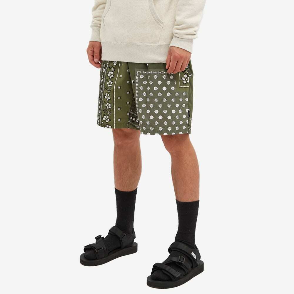 Neighborhood Men's Bandana Chopped Short in Olive Drab Neighborhood