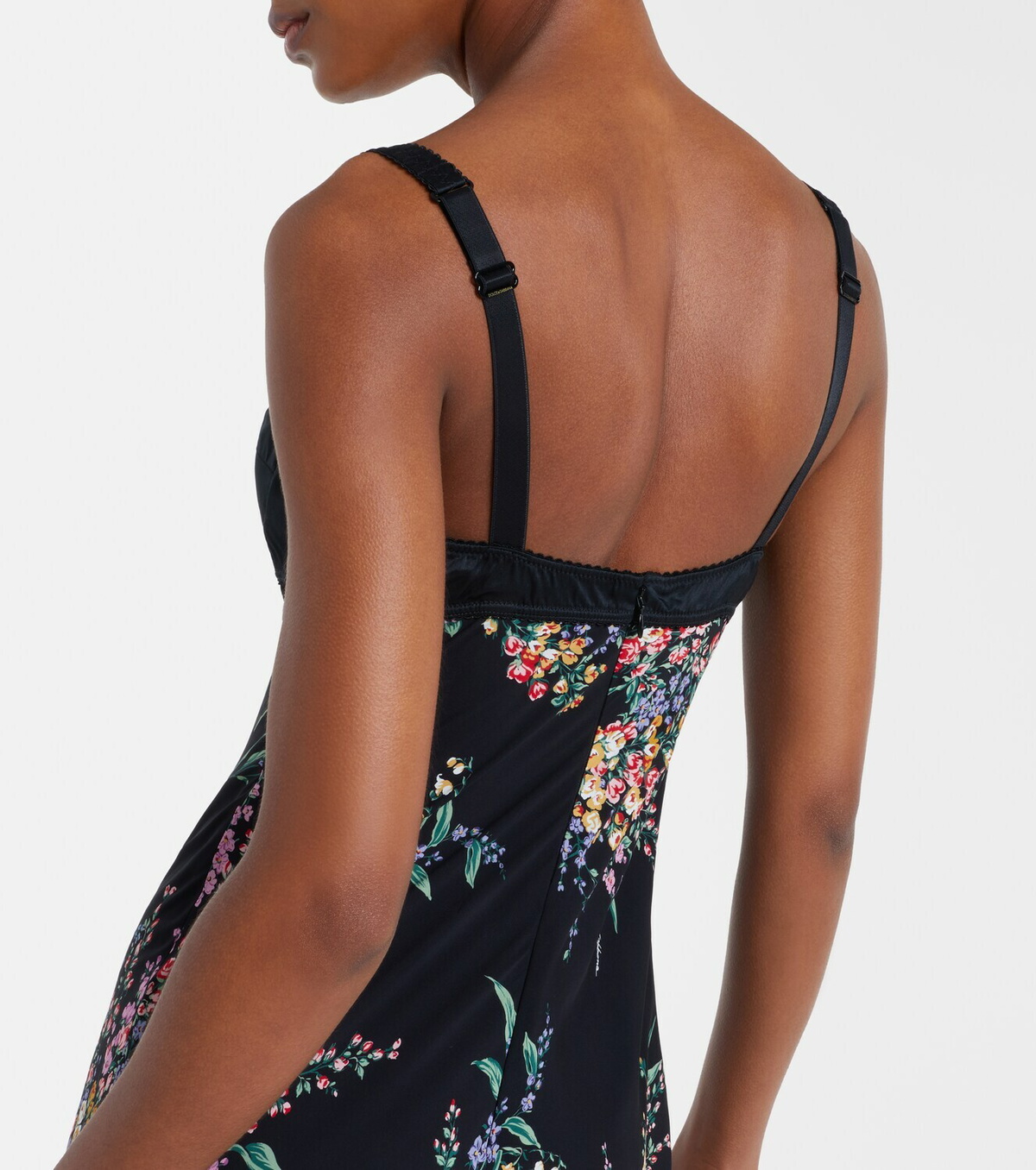Dolce&Gabbana Floral silk-blend charmeuse maxi dress