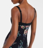 Dolce&Gabbana Floral silk-blend charmeuse maxi dress