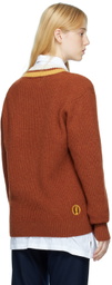 Manors Golf Orange Patch Sweater