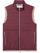 Brunello Cucinelli - Quilted Padded Shell Gilet - Burgundy