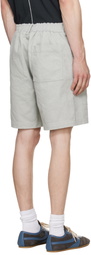 BOSS Green Elasticized Waistband Denim Shorts