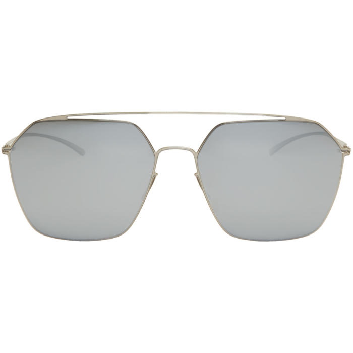 Photo: Maison Margiela Silver MMESSE016 Sunglasses 