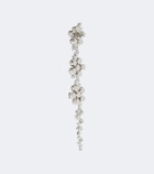 Simone Rocha Floral crystal-embellished drop earrings