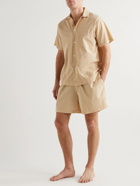 TEKLA - Organic Cotton-Poplin Pyjama Shirt - Neutrals
