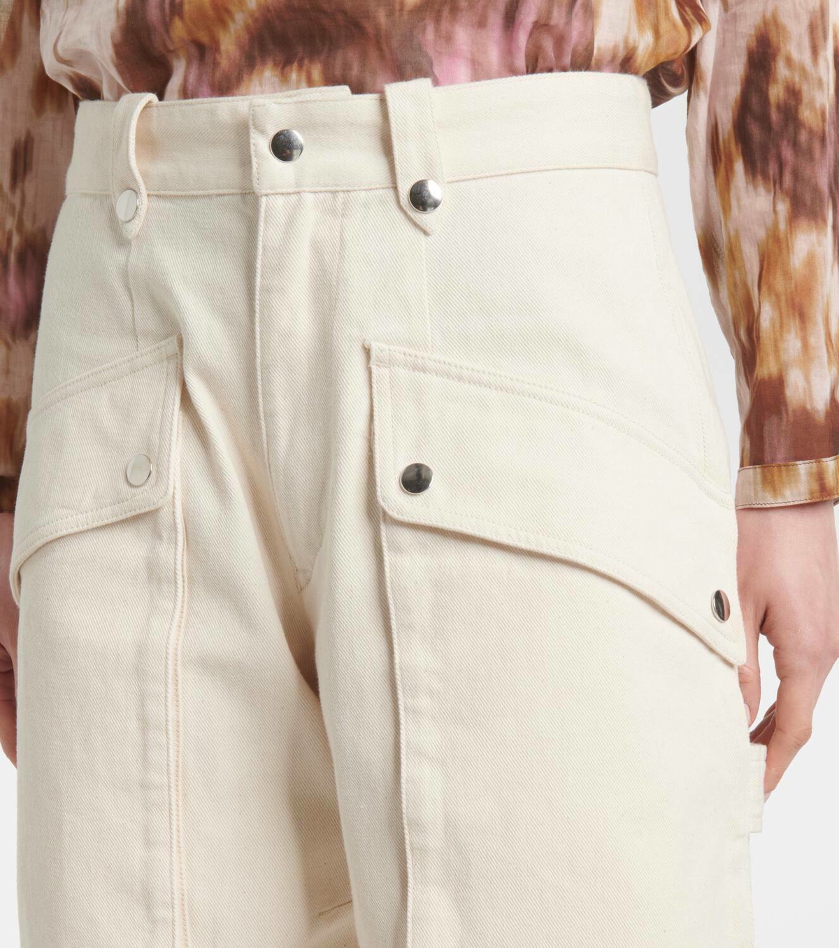 Marant Etoile Jannick low-rise cotton cargo pants