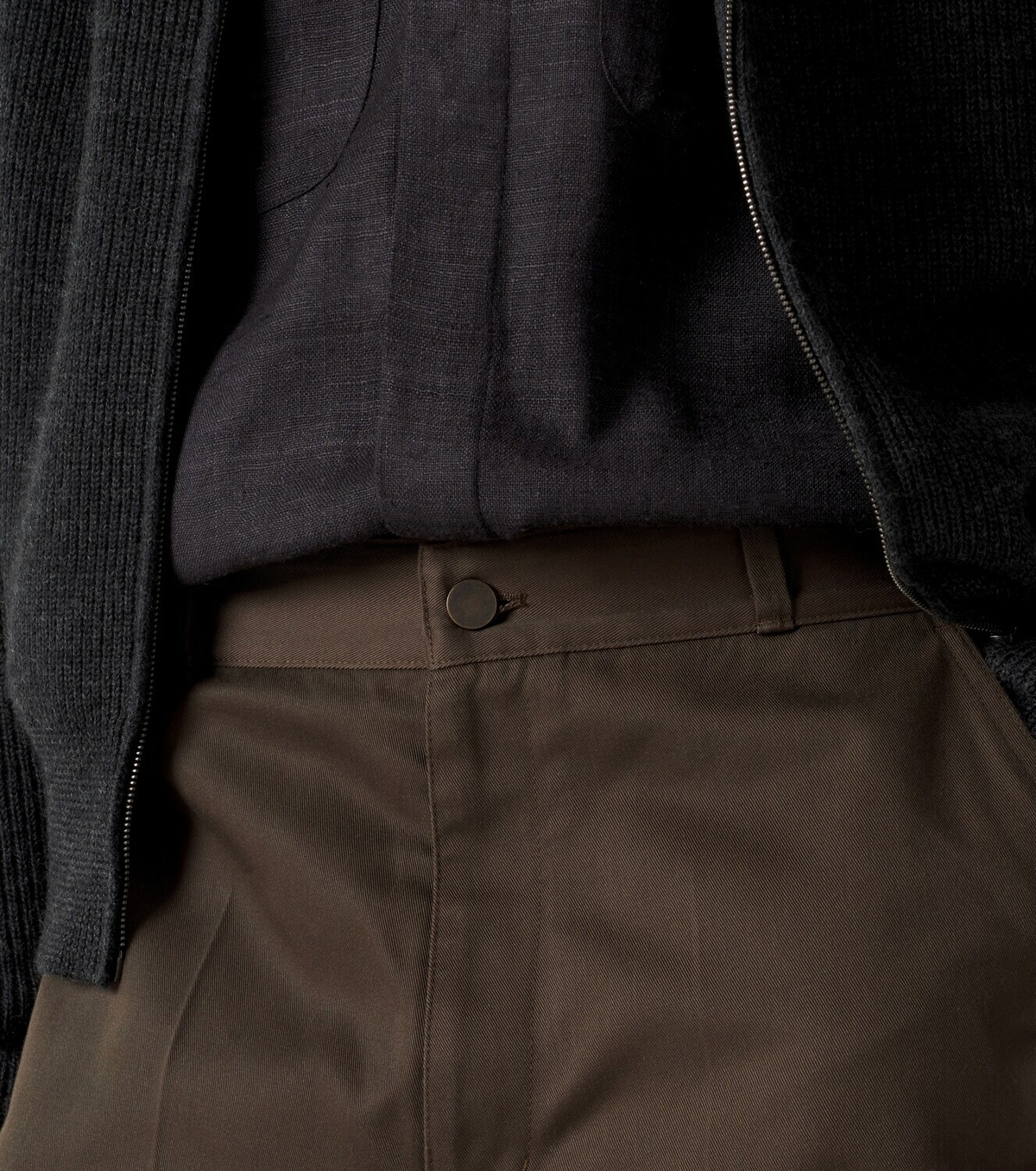 Lemaire Twill barrel-leg pants
