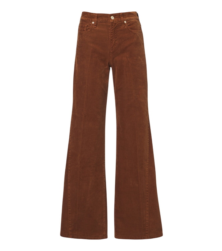 Photo: 7 For All Mankind Lotta cotton-blend corduroy wide-leg pants
