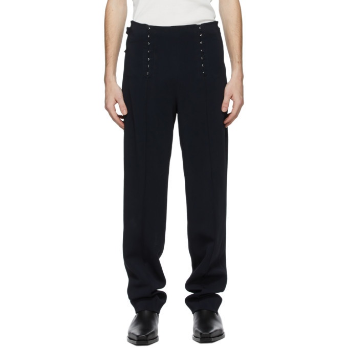 Photo: Dion Lee Navy Corset Trousers