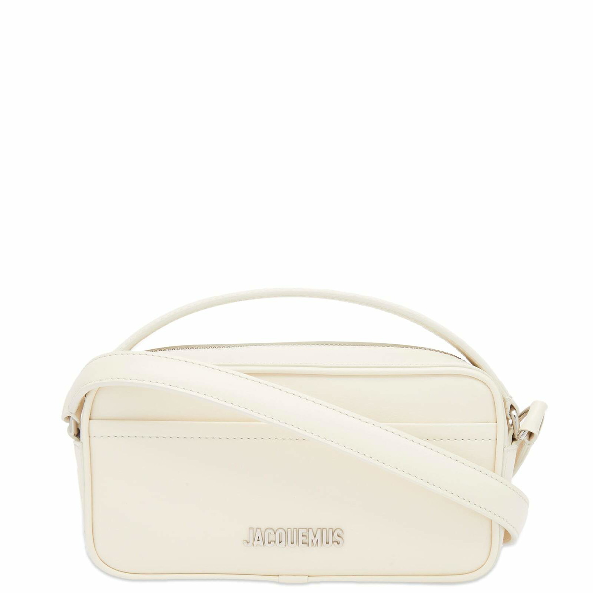 Jacquemus Men's Le Baneto Small Messenger Bag in Light Ivory 
