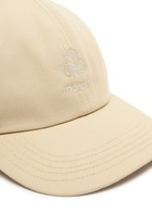 Isabel Marant Tomas Logo Cotton cap Beige