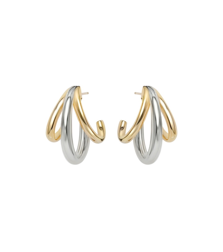 Photo: Jennifer Fisher 14kt gold-plated huggie earrings