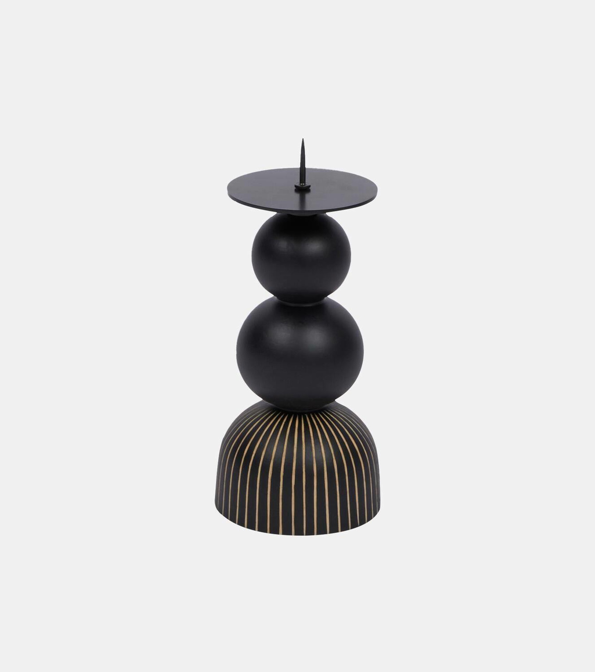 Zanat Aurora Large wood candle holder