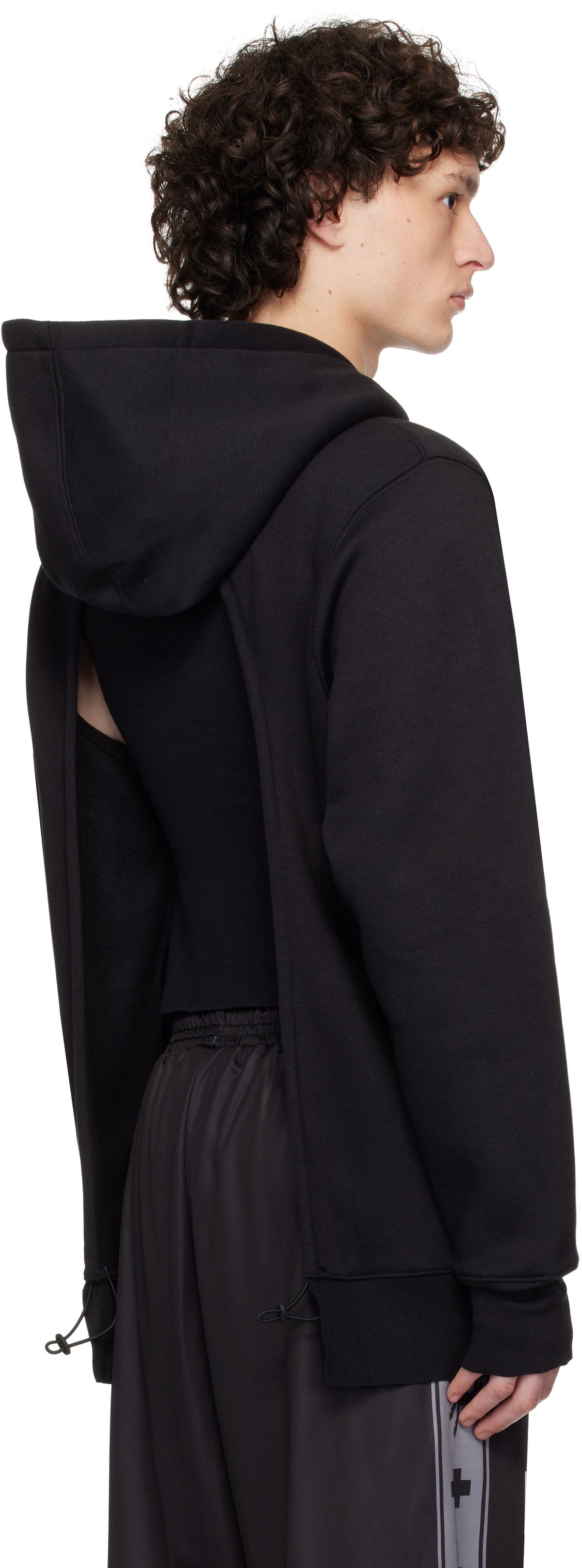 Prototypes Black Backless Hoodie