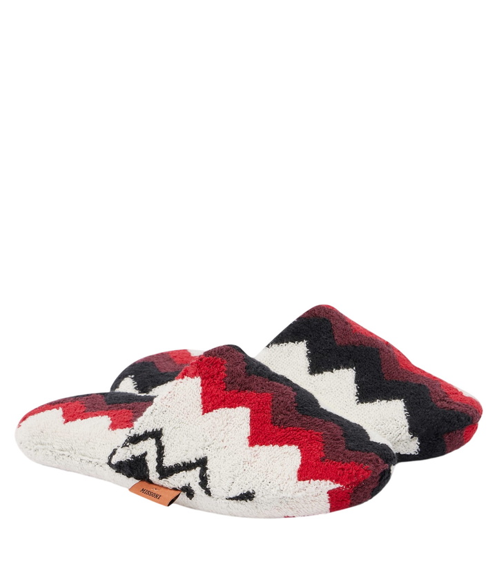 Photo: Missoni Zigzag cotton terry house shoes