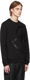 Moncler Black Logo Patched Sweatshirt