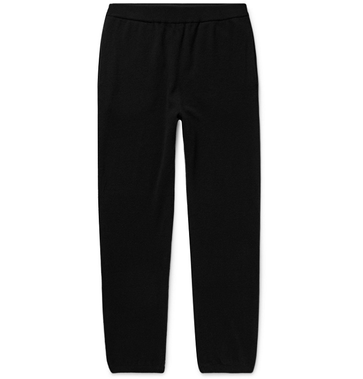 Photo: The Row - Felix Slim-Fit Cashmere Sweatpants - Black