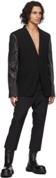 Rick Owens Black Soft Blazer