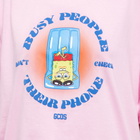 GCDS Women's x Spongebob Busy People T-Shirt in Pink