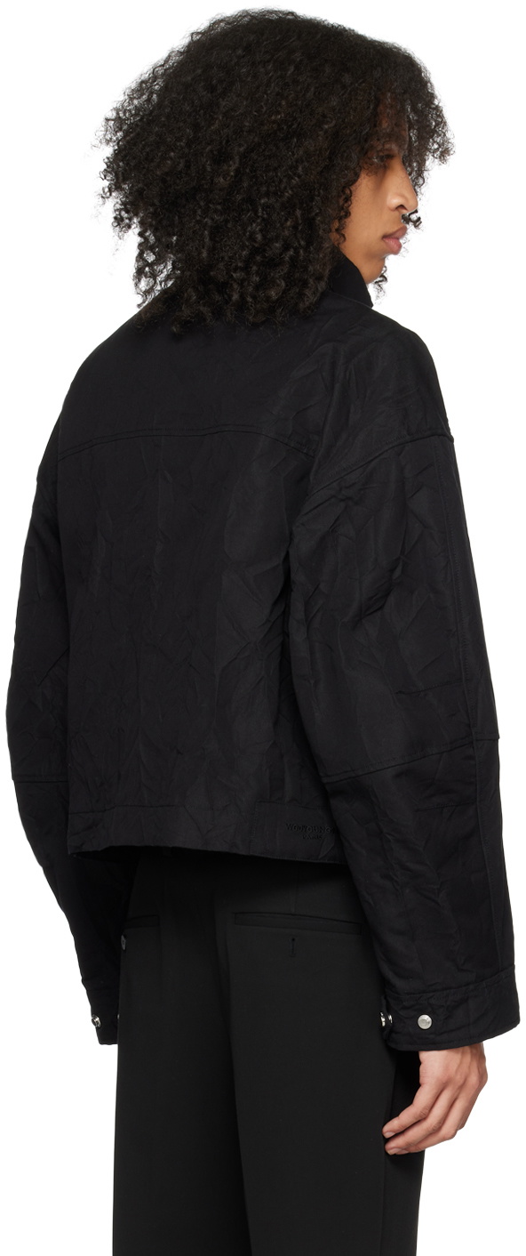 Wooyoungmi Black PressStud Jacket Wooyoungmi