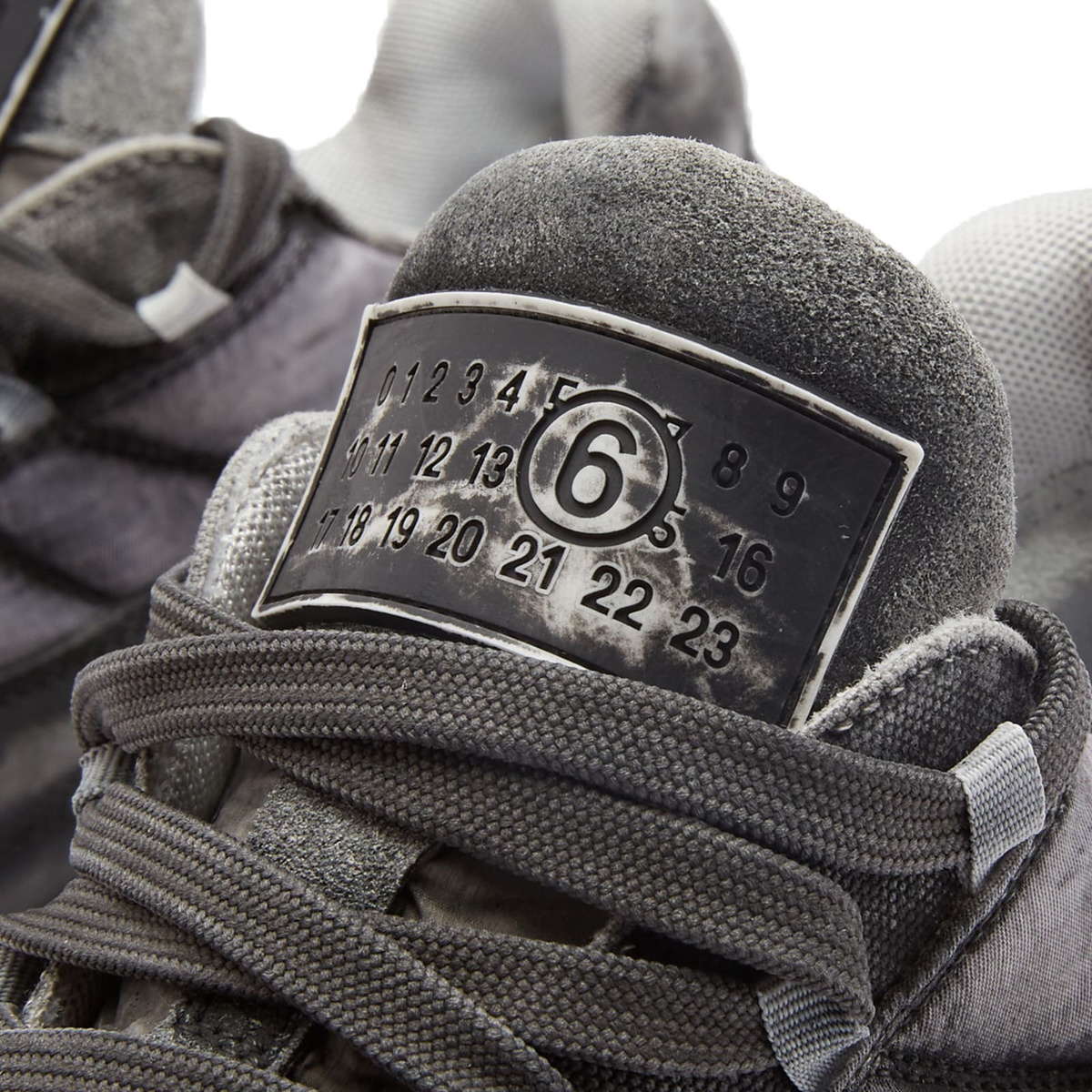 Maison Margiela Men's Nylon Runner Sneakers in Castlerock Maison