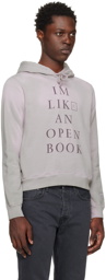 Acne Studios Gray 'I'm Like An Open Book' Hoodie