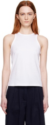 Mark Kenly Domino Tan White Lea Tank Top