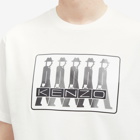 Kenzo Men's Business Holographic T-Shirt in White