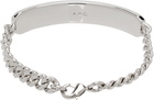 A.P.C. Silver Darwin Curb Chain Bracelet
