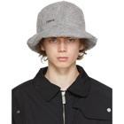 C2H4 Grey Fleece Bucket Hat