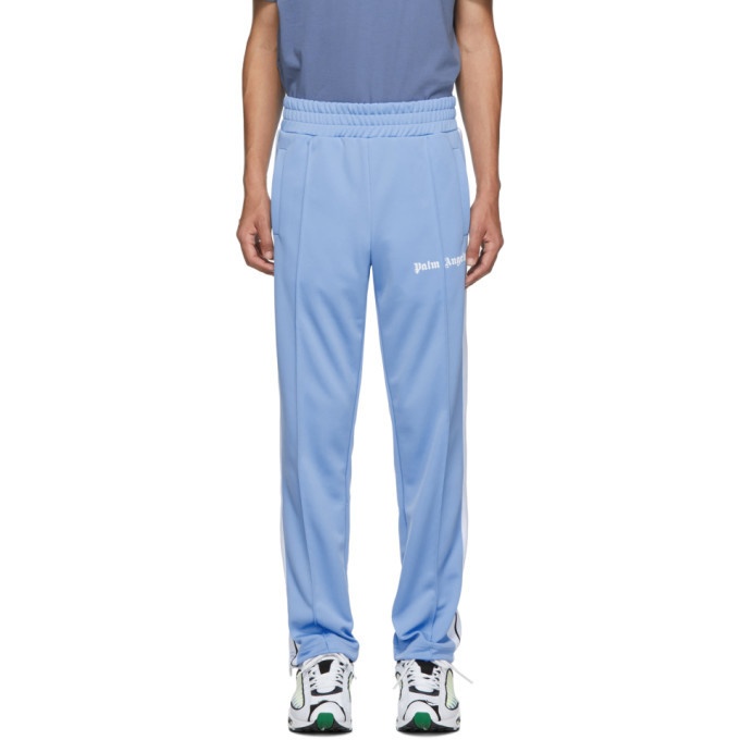 LIGHT BLUE SWEATPANTS in blue - Palm Angels® Official