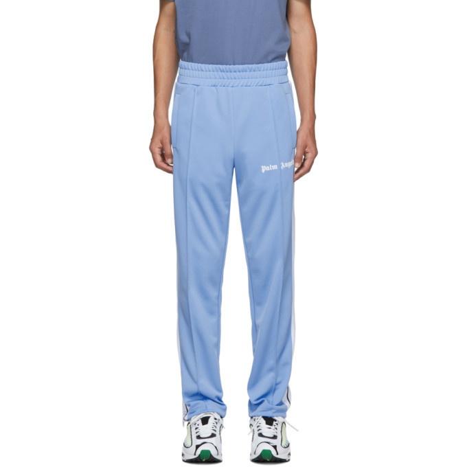 Photo: Palm Angels Blue Classic Track Pants