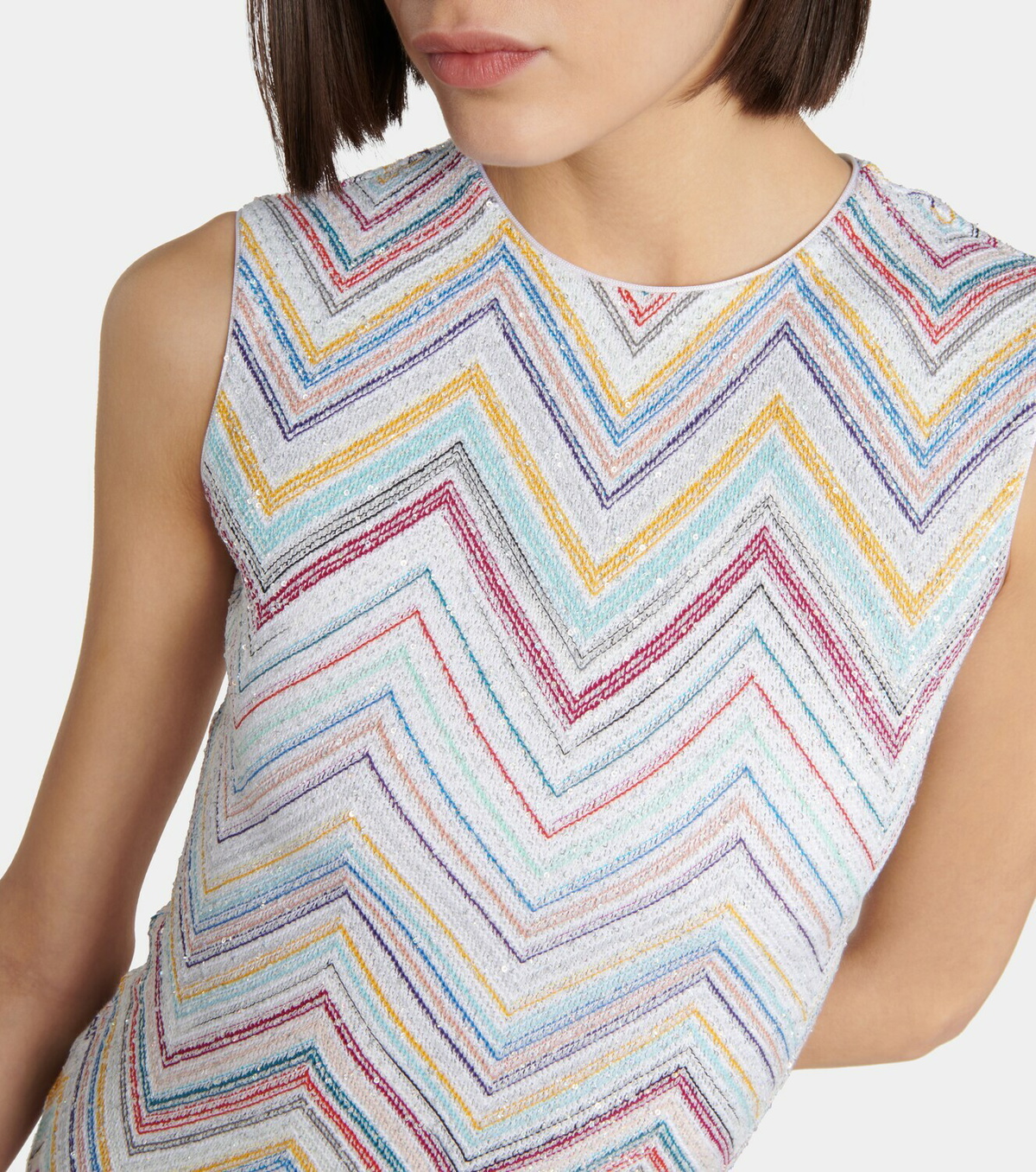 MISSONI Zigzag knit ミッソーニ半袖ニット MISSONI Zigzag knit ミッソーニ半袖ニット - メルカリ