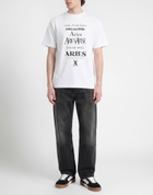 Aries Mens T-shirt in White