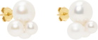 éliou White Cata Earrings