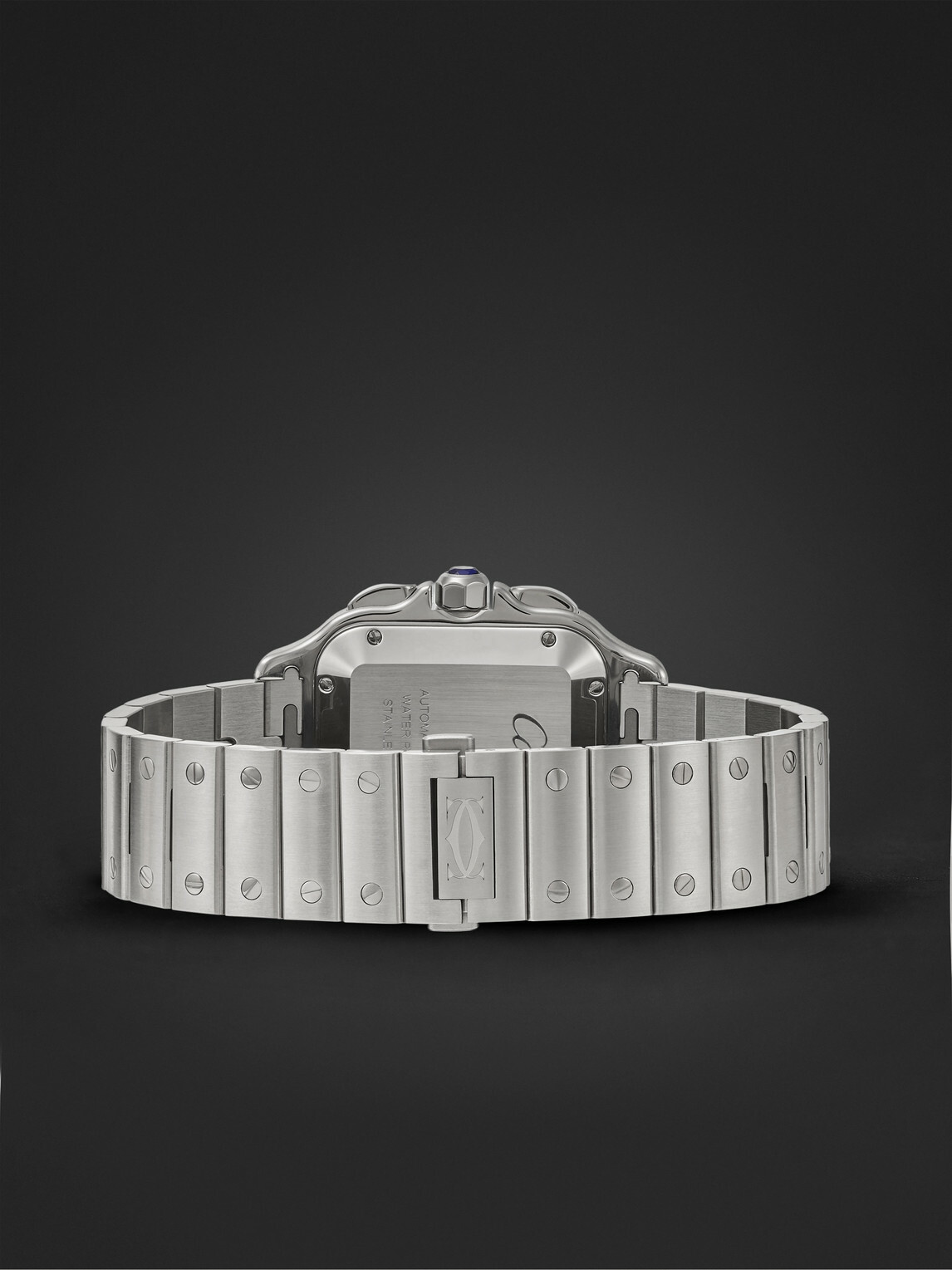 Cartier - Santos de Cartier Automatic Chronograph Stainless Steel Watch, ref.CRWSSA0083 - White